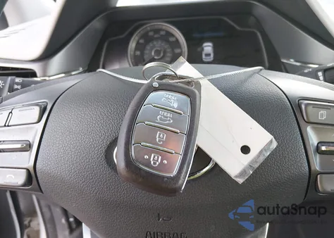 2020 Hyundai Ioniq Hybrid Blue z USA, uszkodzony, nr VIN KMHC65LC2LU219016